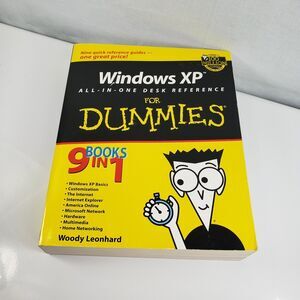 Windows XP All-In-One Desk Reference For Dummies  (FOR By Woody Leonhard **NEW**